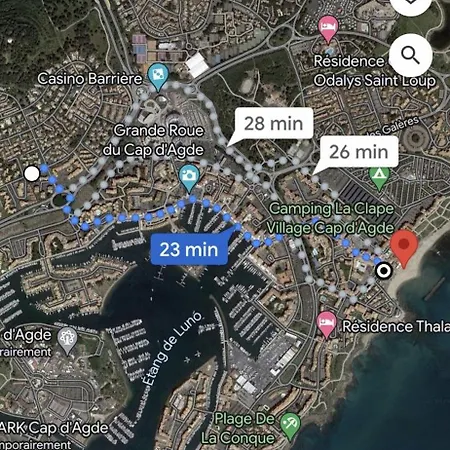 T2, Terrasse, Parking Privé Proche Port Et Plages Apartamento